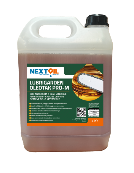 LUBRIGARDEN OLEOTAK PRO-M OLIO CATENA MOTOSEGA MINERALE TANICA 5L